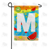 America Forever Summer Time Fruits Monogram Garden Flag
