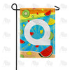 America Forever Summer Time Fruits Monogram Garden Flag
