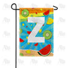 America Forever Summer Time Fruits Monogram Garden Flag