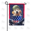 America Forever Patriotic Labrador Pride Garden Flag