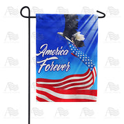 America Forever American Patriotic Eagle Garden Flag
