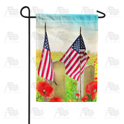 America Forever Honor the Heroes Garden Flag