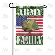 America Forever Proud Army Family Garden Flag