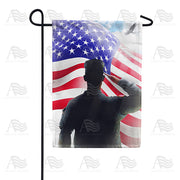 America Forever Veterans Salute Garden Flag