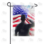 America Forever Veterans Salute Garden Flag