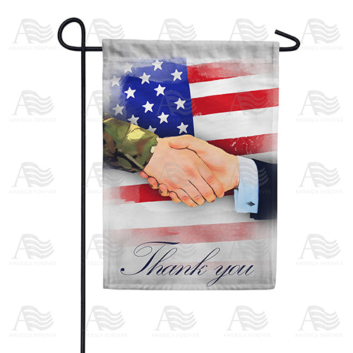 America Forever America Thanks You Garden Flag