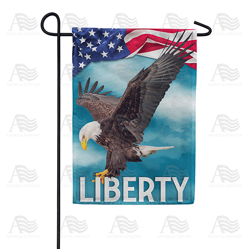 America Forever Patriotic Welcome Liberty Garden Flag