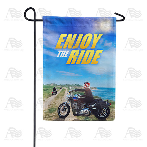 America Forever Enjoy The Ride Bike Garden Flag
