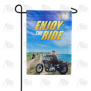 America Forever Enjoy The Ride Bike Garden Flag