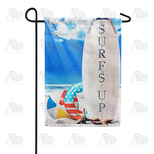 America Forever Surf's Up! Garden Flag