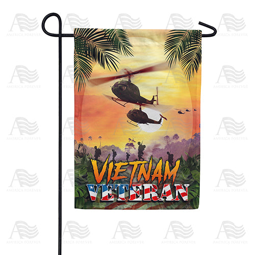 America Forever Vietnam Veteran Garden Flag