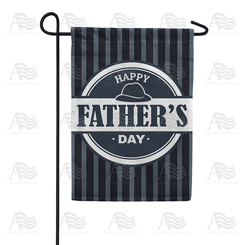 America Forever Father's Day Stripes Garden Flag