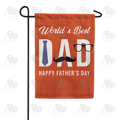 America Forever World's Best Dad Garden Flag