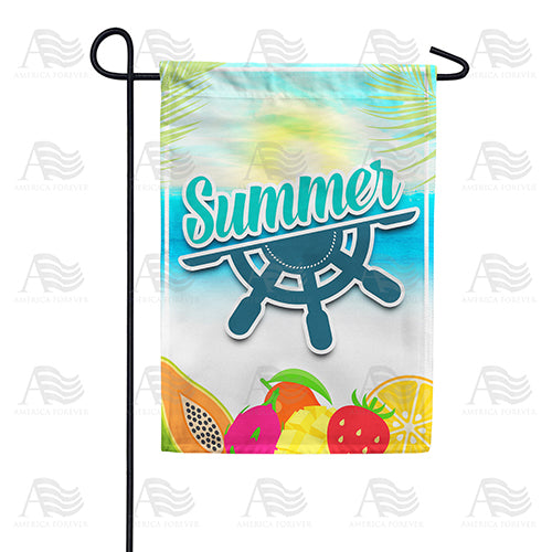 America Forever Summer Citrus Garden Flag