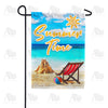 America Forever Summer Time At The Beach Garden Flag