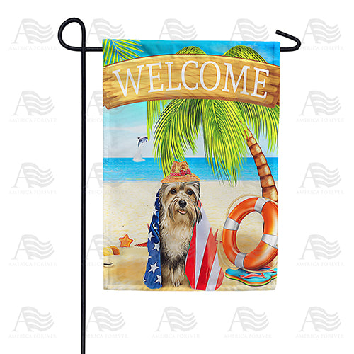 America Forever Dog Paddle Winner Garden Flag