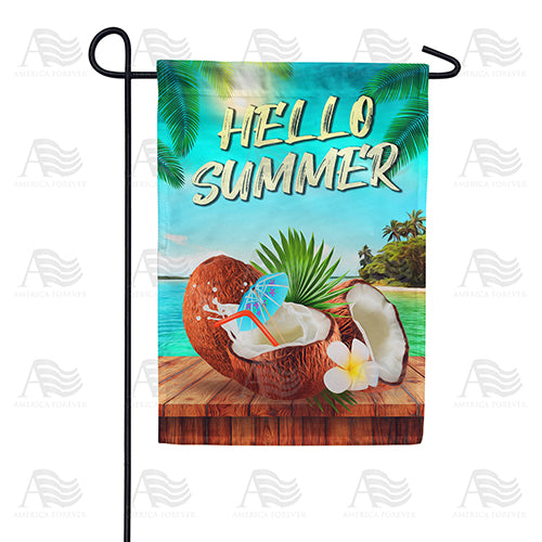America Forever Outside At The Tiki Bar Garden Flag