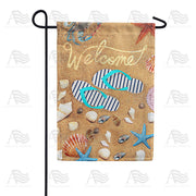 America Forever "Shell" We Go To The Beach? Garden Flag