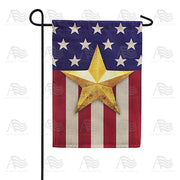 America Forever Gold Star Flag Garden Flag
