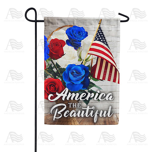 America Forever Patriotic Roses Garden Flag