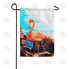 America Forever Flamingo By The Ocean Garden Flag