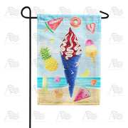 America Forever Cool Summer Treats Garden Flag
