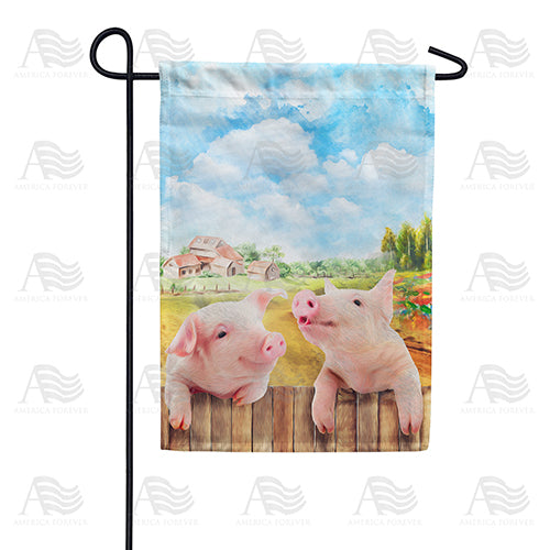 America Forever Speaking Swine Garden Flag