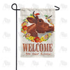 America Forever Floral Cow Welcome Garden Flag
