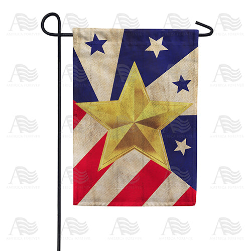 America Forever American Gold Star Garden Flag