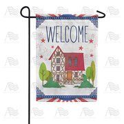 America Forever Folk Art Home Welcome Garden Flag
