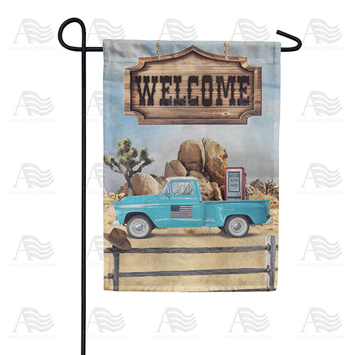 America Forever Fill Up In Desert Garden Flag