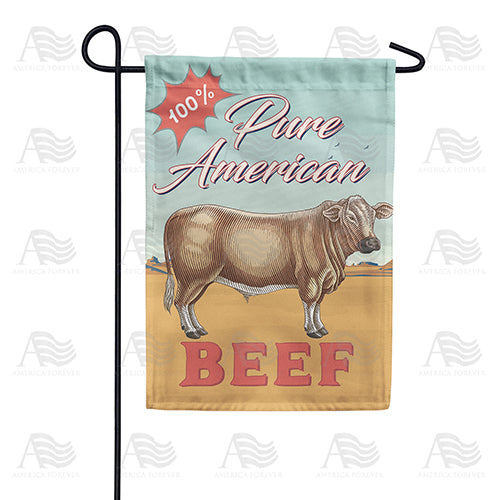 America Forever American Beef Garden Flag