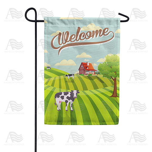 America Forever Dairy Farm Welcome Garden Flag