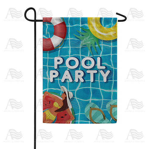 America Forever Pool Party Garden Flag