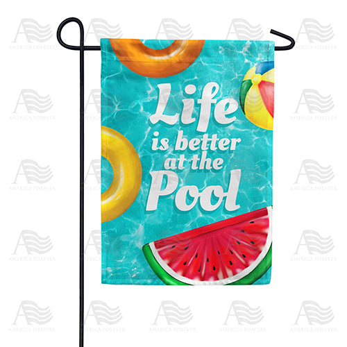 America Forever Pool Life Garden Flag