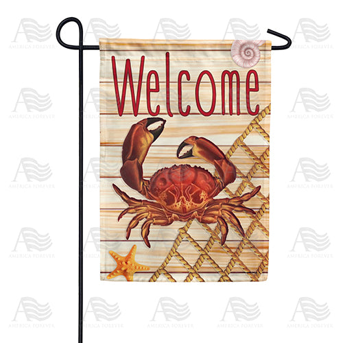 America Forever Summer Seafood Welcome Garden Flag