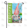 America Forever Be Back Later, Gnome Fishing Garden Flag