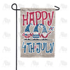 America Forever Independence Day Gnomes Garden Flag