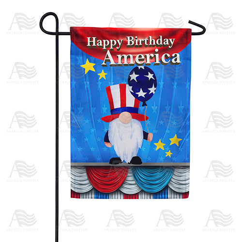 America Forever Politician Gnome Garden Flag