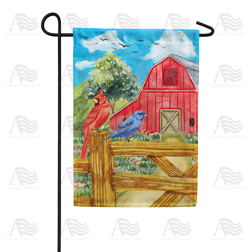 America Forever Farm Songbirds Garden Flag