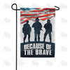 America Forever America's Brave Military Garden Flag