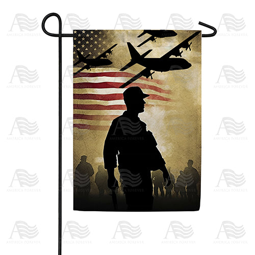 America Forever US Ground & Air Military Garden Flag