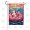 America Forever Cat Napping In Float Garden Flag