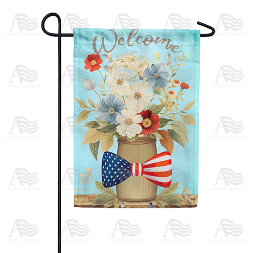 America Forever American Bouquet Garden Flag