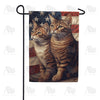 America Forever Pawsitively Patriotic Proud Garden Flag