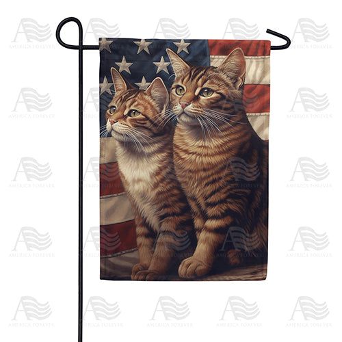 America Forever Pawsitively Patriotic Proud Garden Flag