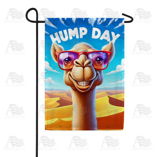 America Forever Funny Hump Day Camel Garden Flag