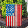 America Forever Floral Petals Flag Garden Flag