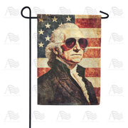 America Forever Cool George Washington Garden Flag