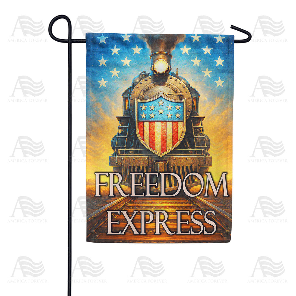 America Forever Freedom Express Garden Flag